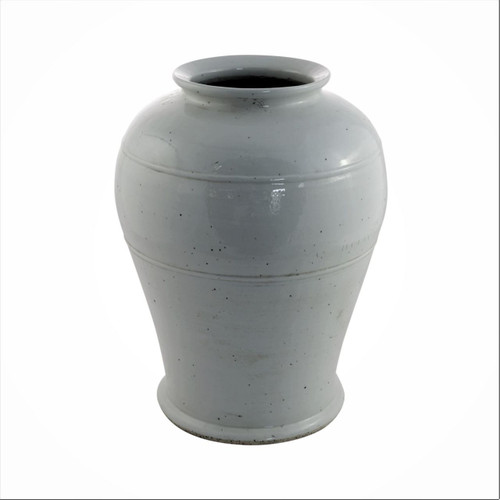 Busan White Open Mouth Kimchi Porcelain Jar