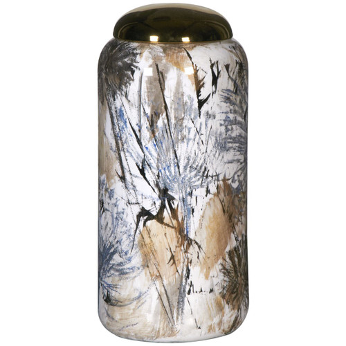 Dandelion Cylinder Porcelain Jar Large