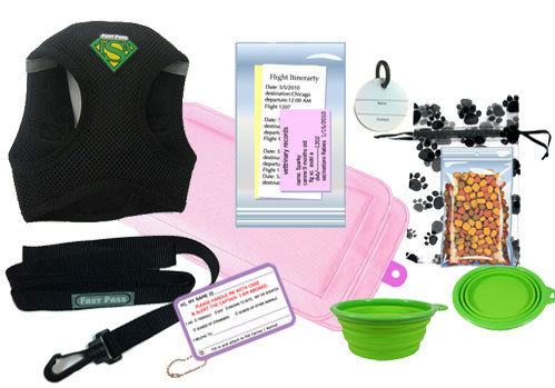 In cabin pet airline travel kit - small