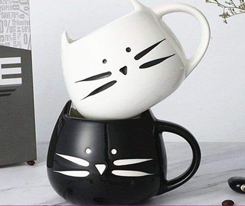 Ceramic Cat face Mug