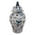 Blue & White Antique Symbol Temple Jar