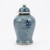 Blue & White Double Happiness Floral Temple Jar
