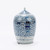 Blue & White Floral Double Happiness Ginger Jar