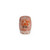 Orange Ceramic Garden Stool W/ Dragon Motif