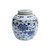 Blue & White Swallows & Flowers Ancestor Jar - L