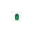 Round Tea Jar 13H - Emerald Green
