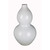 White Carved Dragon Gourd Vase