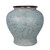 Weathered Bronze Green Crackle Jar - S