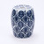 Blue & White Longevity Porcelain Garden Stool