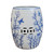 Blue and White Butterfly Plum Porcelain Garden Stool