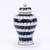 Blue & White Porcelain Drip Temple Jar