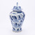 Blue White Hundred Boys Temple Porcelain Jar Large