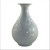 White Crystal Shell Pear Shaped Porcelain Vase Small
