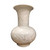 White Crystal Shell Baluster Porcelain Vase Small