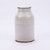 Busan White Flat Lidded Porcelain Jar Short