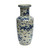 Blue & White Squash Porcelain Vase Playing Lions