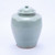 Lidded Barn Porcelain Jar Mint Green