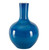 Aqua Globular Porcelain Vase Medium