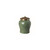Green Crackle Porcelain Jar With Bronze Glaze Lid - Large