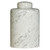 Round Porcelain Jar Porcelain Marblized Large