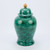 Forest Green Temple Porcelain Jar Large