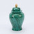 Forest Green Temple Porcelain Jar Small