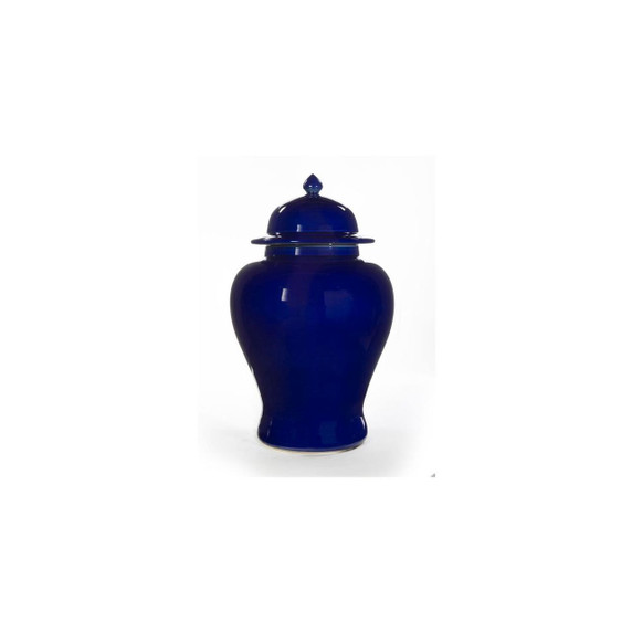 Cobalt Blue Temple Jar - L