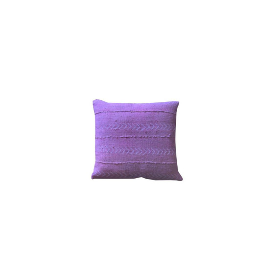 Pink Mudcloth Pillow - Arrows