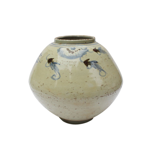 Blue & White Silla Longevity Tappered Pot