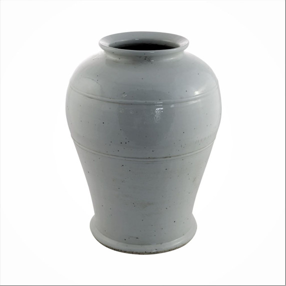 Busan White Open Mouth Kimchi Porcelain Jar