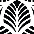 [Black on White](pattern zoomed)