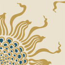 [Gold Blue](pattern zoomed)