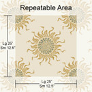 [Gold Green](pattern dimensions)