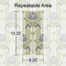 [Lavender Thyme](pattern dimensions)