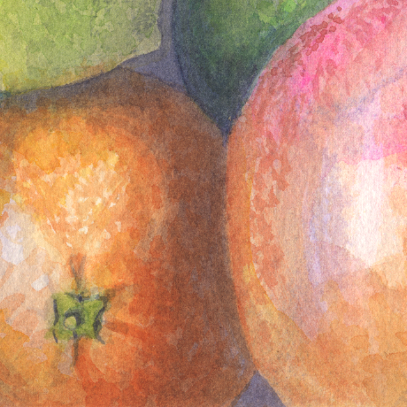Market Day: A Vibrant Citrus Painting
