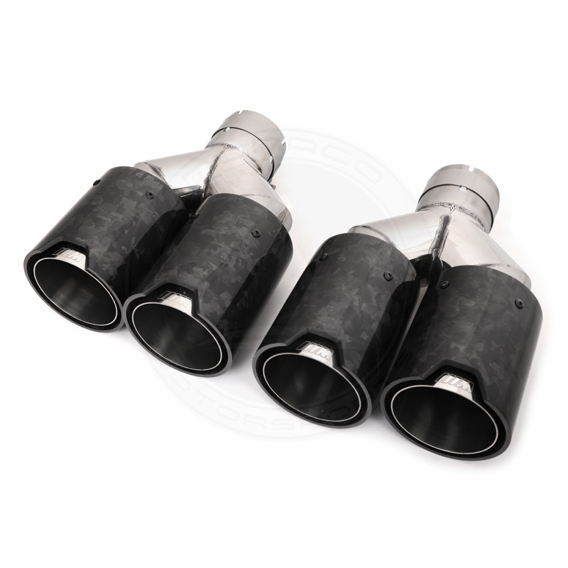 BMW M Performance Y Shaped Forged Carbon Fiber Exhaust Tips
