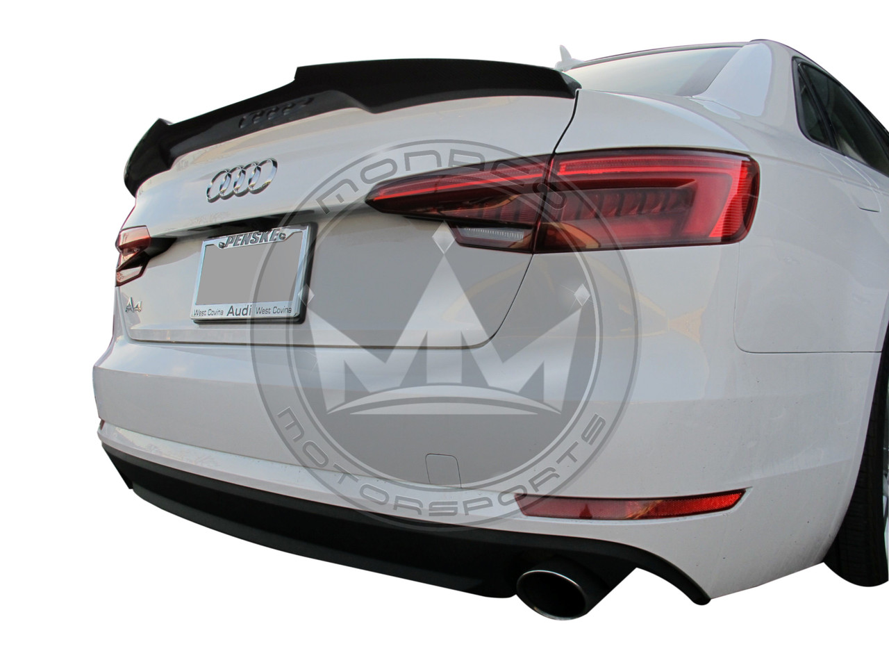 2008-2017 Audi A5 B8 CA Style Rear Roof Spoiler Wing Carbon Fiber