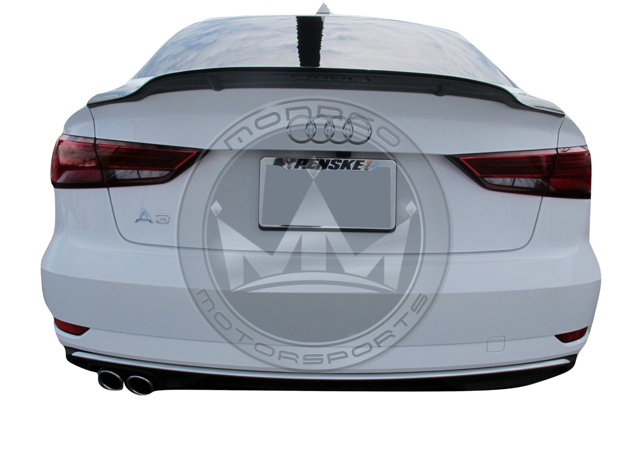 2014-2020 Audi A3 S3 RS3 Carbon Fiber Renntech Style Trunk Spoiler