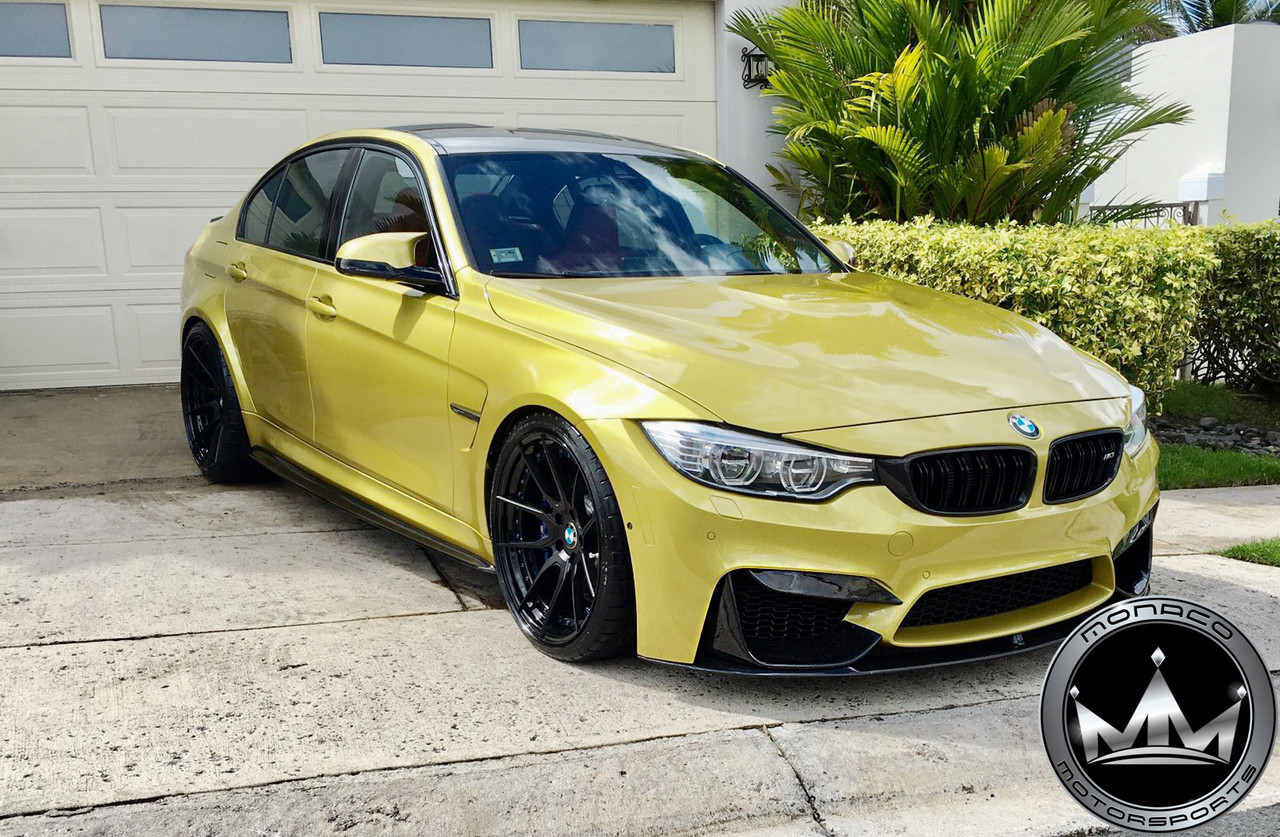 BMW M3 & M4 (F80/F82) Carbon Fiber Front Upper Bumper Splitters