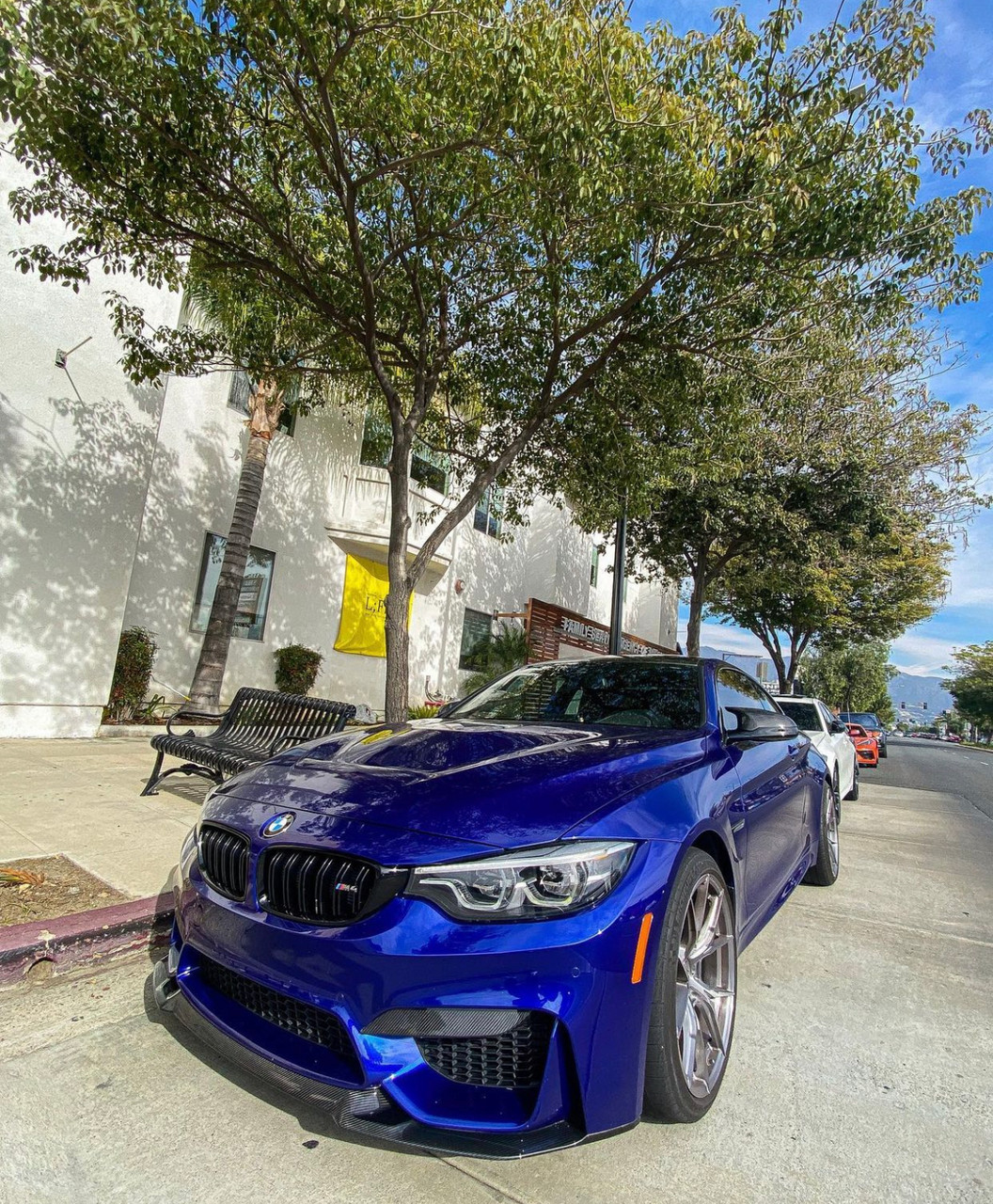 BMW M3 & M4 (F80/F82) Carbon Fiber Front Upper Bumper Splitters