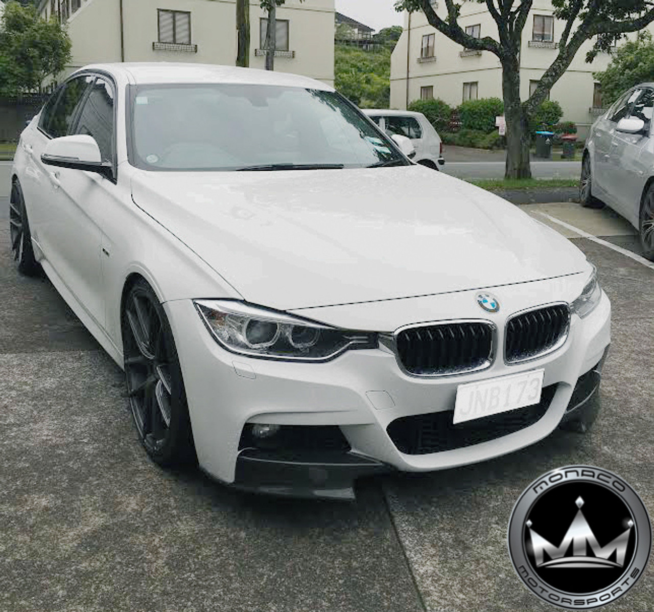 Bmw F30 3 Series Carbon Fiber Front Bumper Splitters