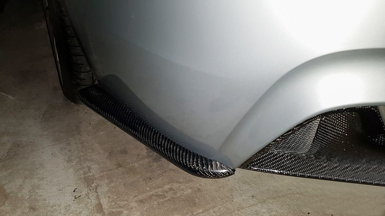 BMW 4 Series (F32, F33 & F36) Carbon Fiber Rear Bumper Splitters