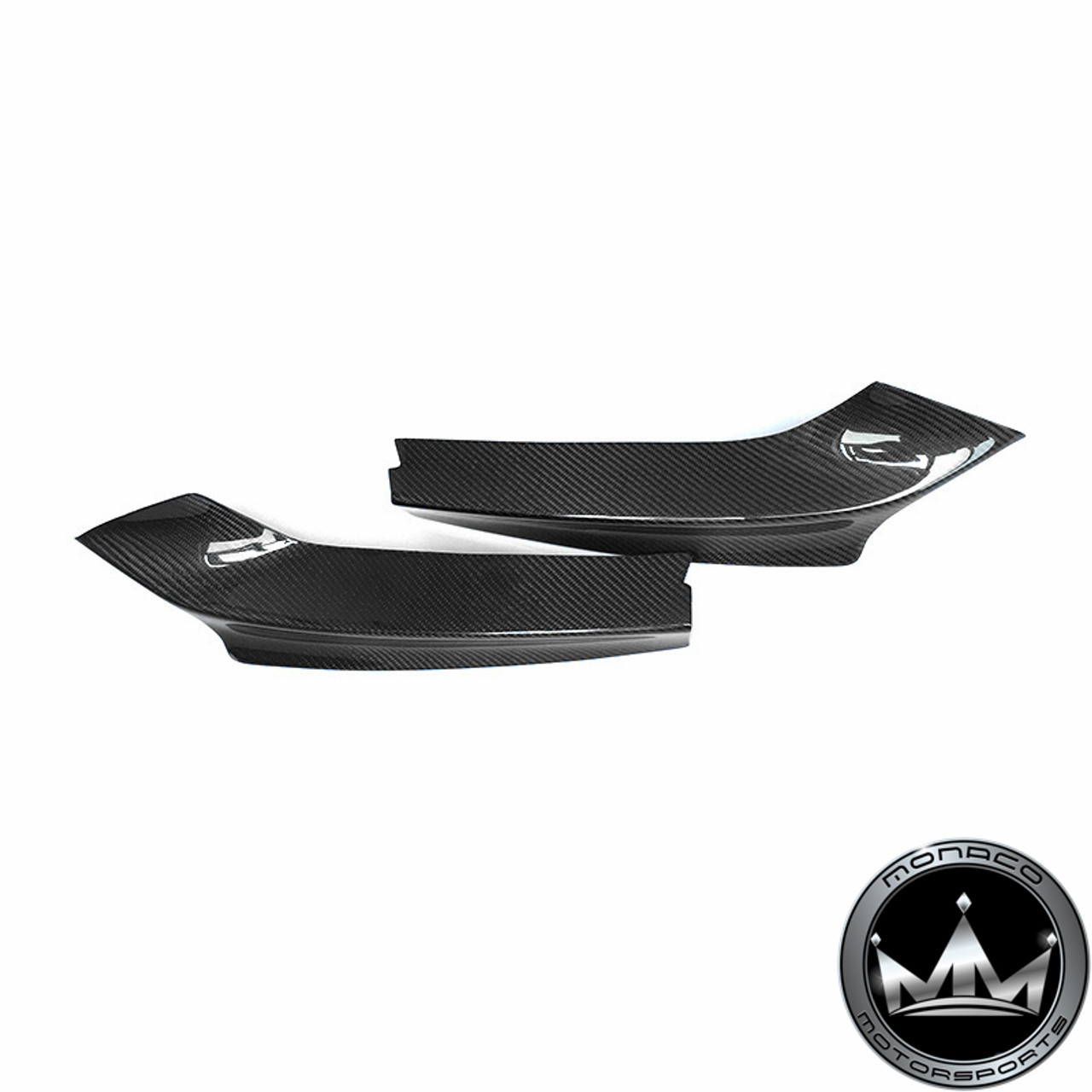 BMW F22 2 Series Carbon Fiber M Performance Front Splitters (M Sport)