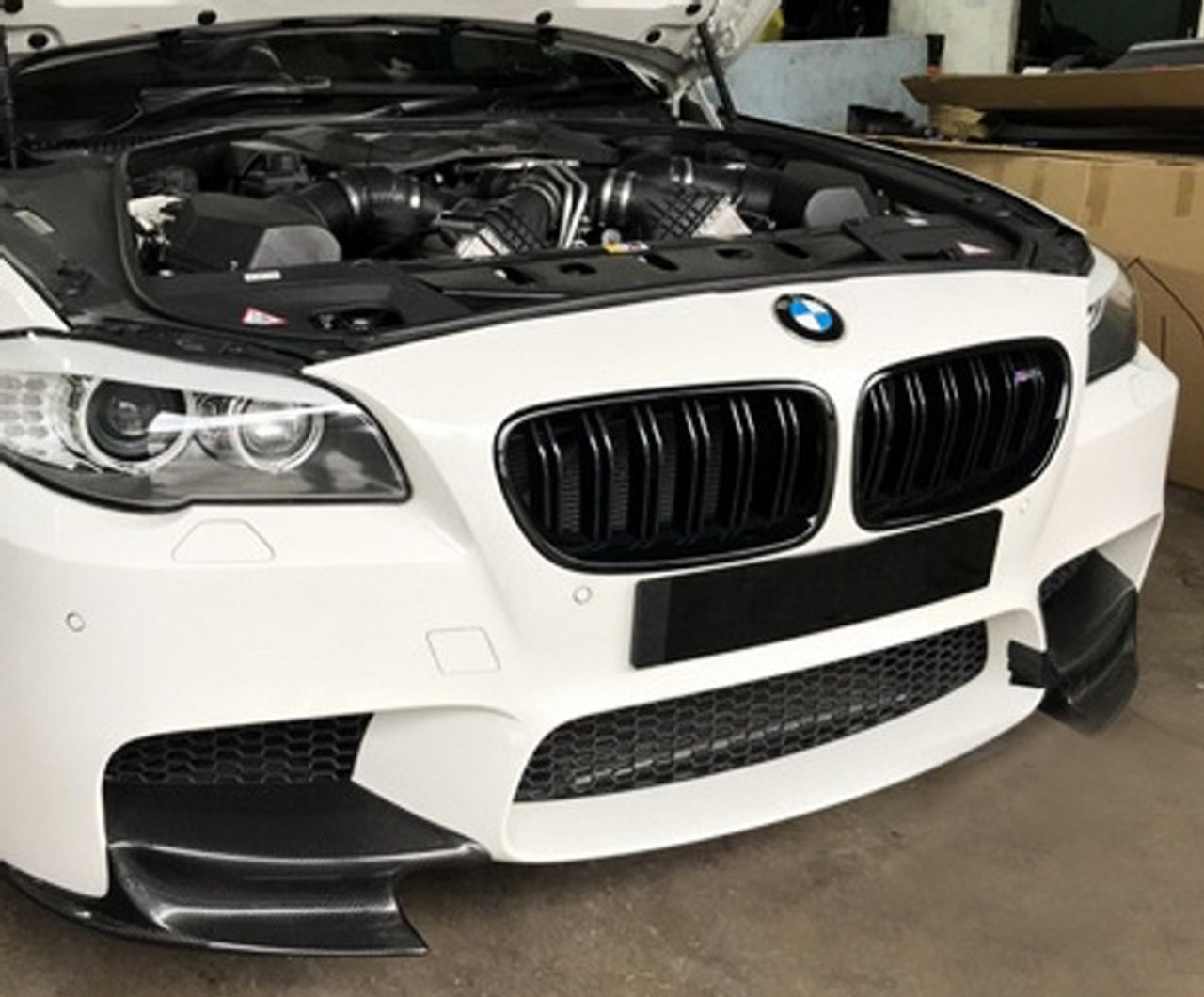 BMW F10 M5 Carbon Fiber M Performance Style Front Splitters