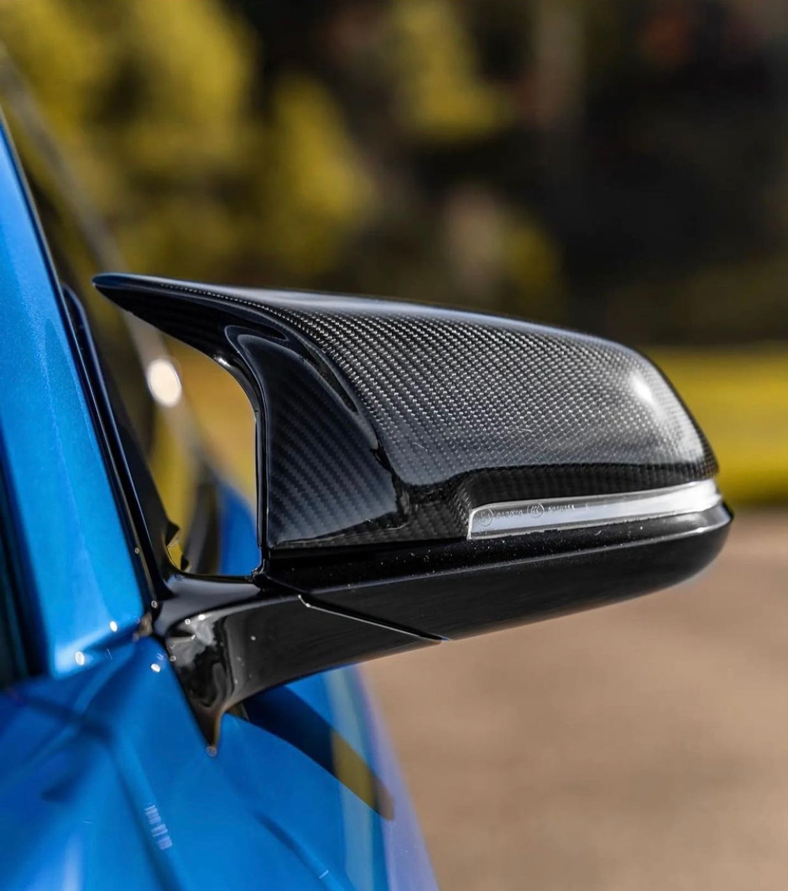 BMW F22/F30/F32 M Style Carbon Fiber Replacement Mirror Covers