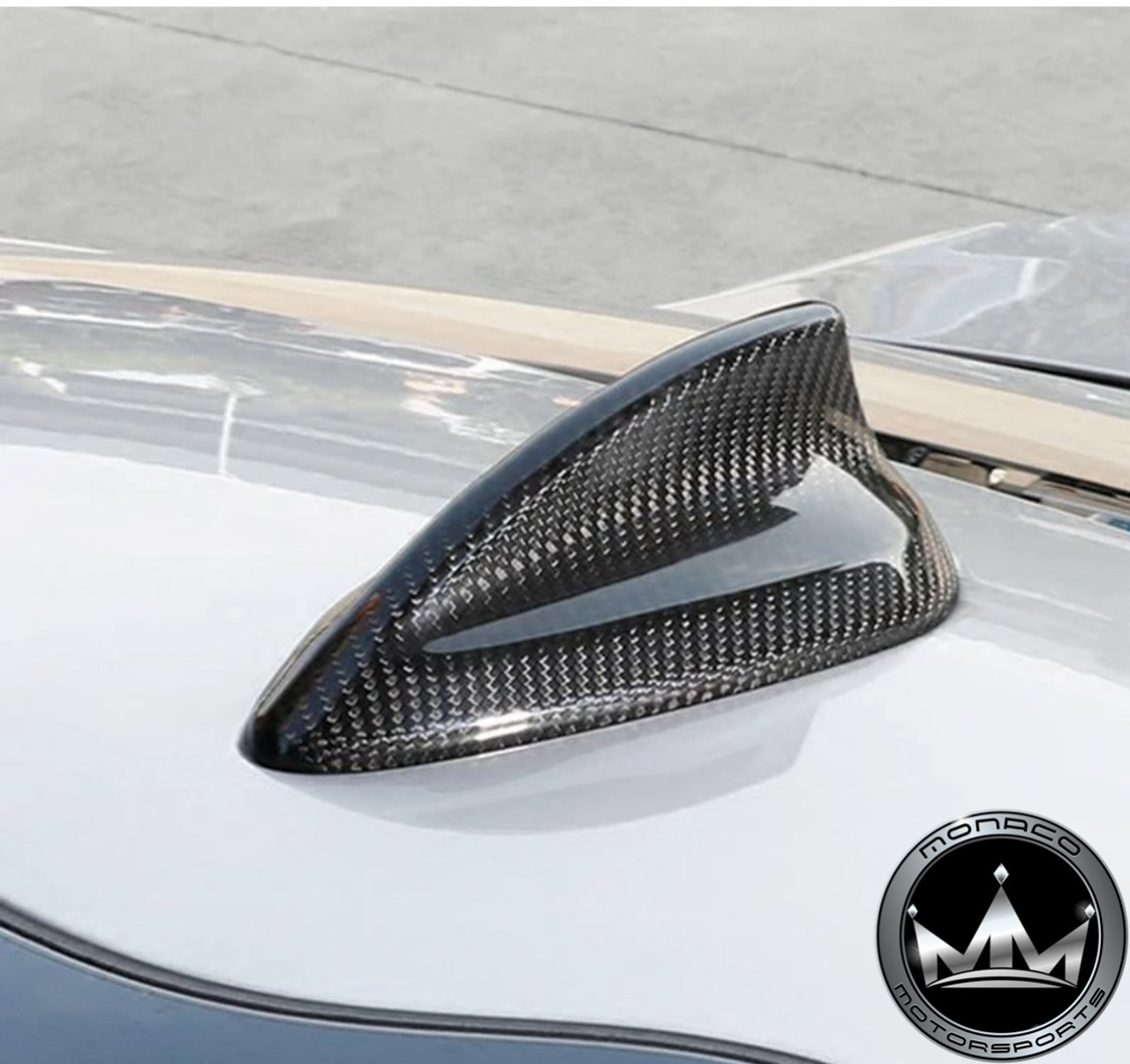 BMW Carbon Fiber Shark Fin Roof Antenna Cover (F10, M5, 528i, 535i