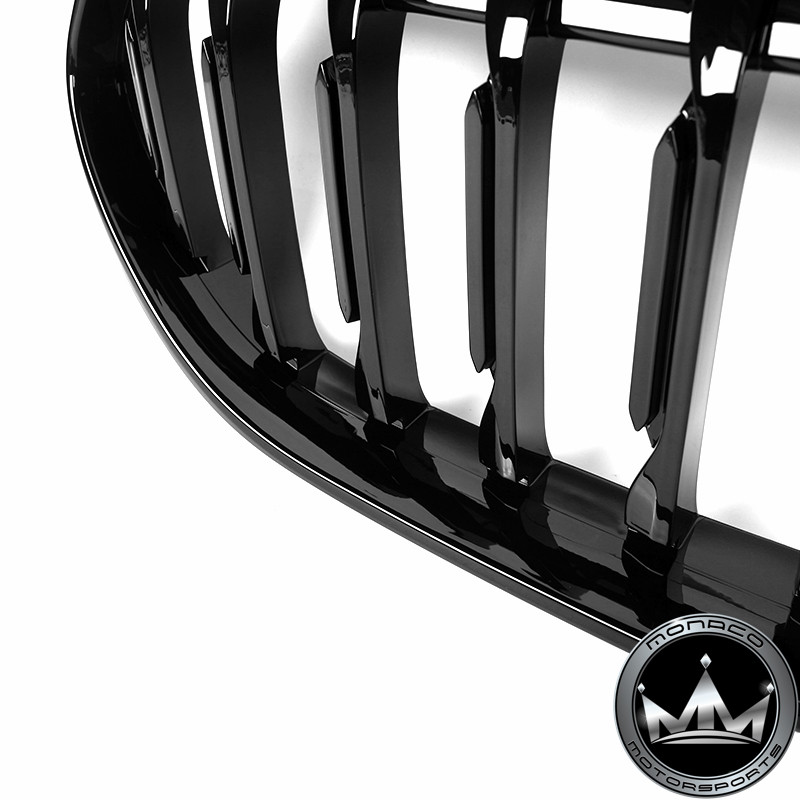 BMW F44 2 Series Gran Coupe Single Slat Gloss Black Grilles