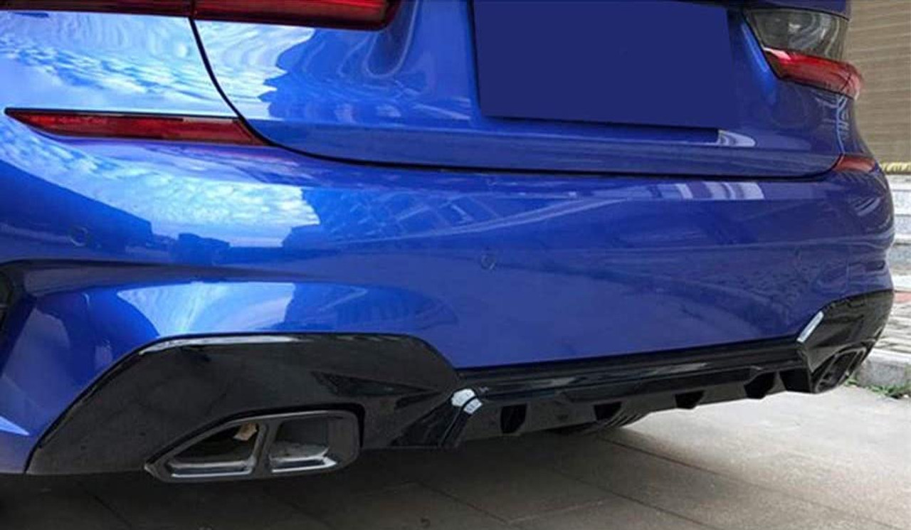 Sport Rear Diffusor painted grey fits on BMW 3-Series G20 G21 M-Sport M340i