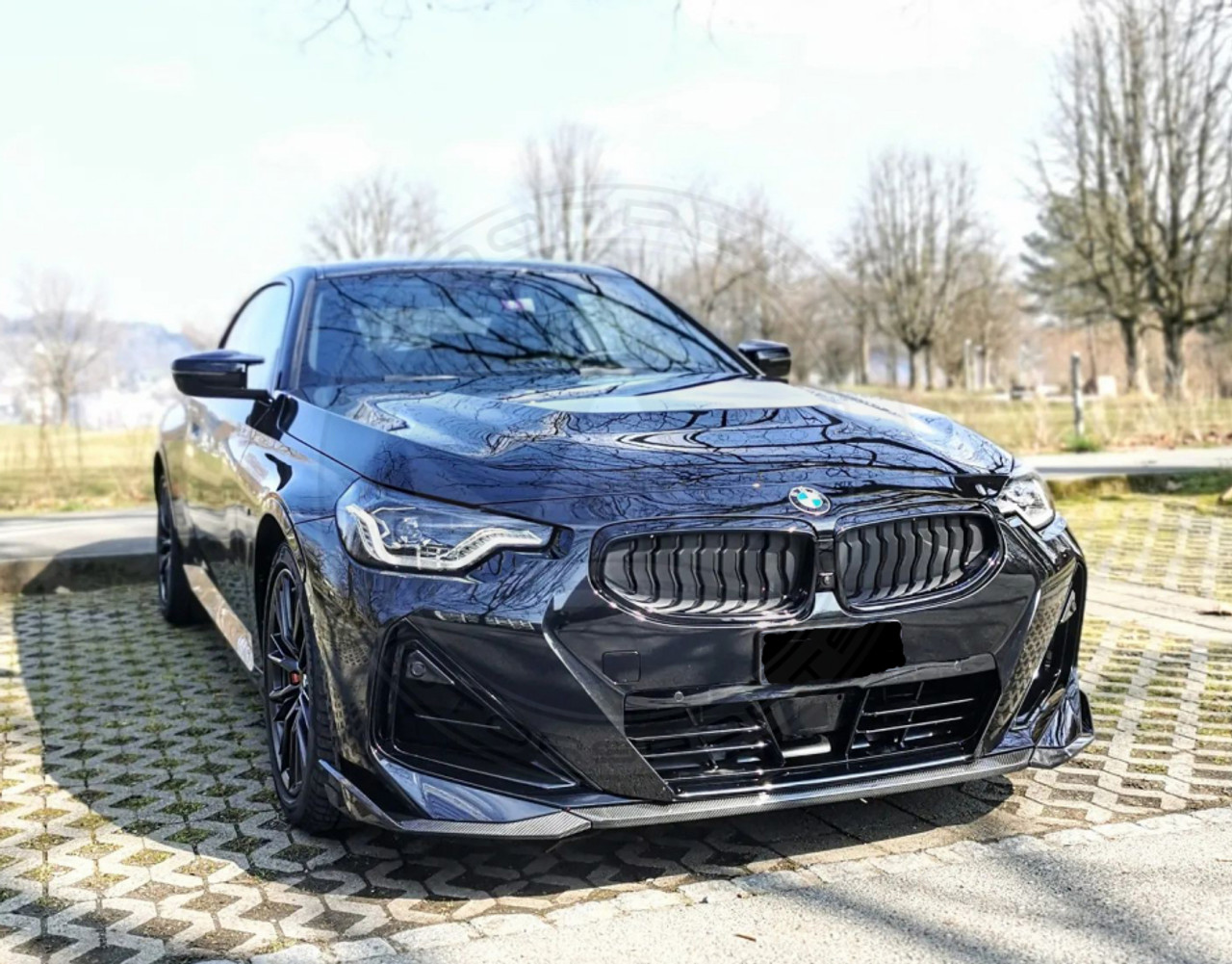 2022+ BMW G42 230i & M240i Carbon Fiber M Performance Style Carbon Fiber 3  Piece