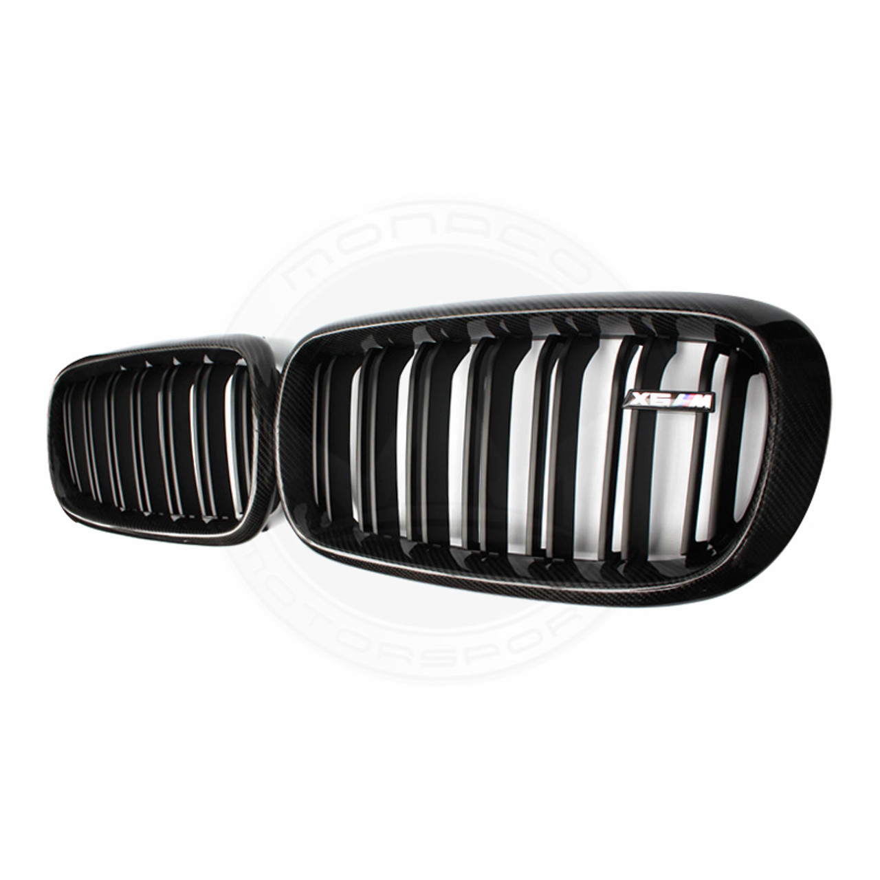 BMW X5 & X6 M (F15/F16/F85/F86) Series Dual Slat Grilles (Gloss  Black/Tri-Color/Carbon Fiber)